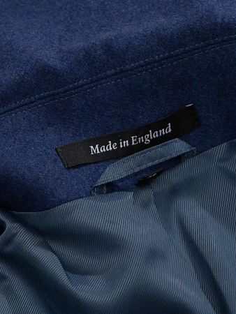 Original Montgomery Lined Pea Coat Navy Blue